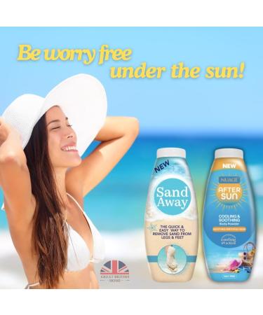 Sun & Sand Comfort Duo: Sand Remover Powder 226g with After Sun Soothing and Refreshing Powder 226g Beach Powder to Remove and Refresh Sand Total Beach Relief Set - Buy Online on GoSupps.com