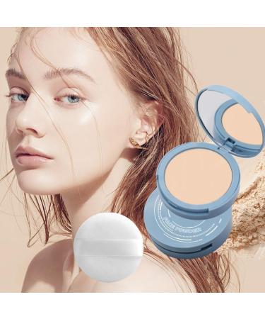 Oil Control Pressed Face Powder Wet and Dry Matte Powder Oil Control Face Fixing Powder Light and Water Resistant Makeup Powder (Ivory) - Buy Online on GoSupps.com