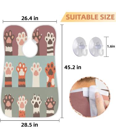 Beard Bib Apron for Men - Non-Stick Waterproof Hair Catcher & Grooming Cloth | Ideal for Shaving & Trimming - Buy Online on GoSupps.com