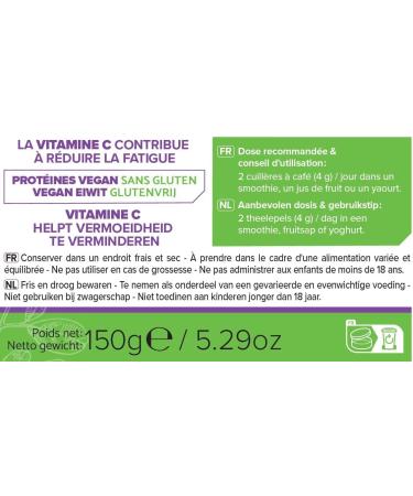 PREMIUM Moringa and Acerola Powder. Antioxidant rich in Vitamin A and C. Vegan Protein. High in Fiber. 150 g jar. - Buy Online on GoSupps.com