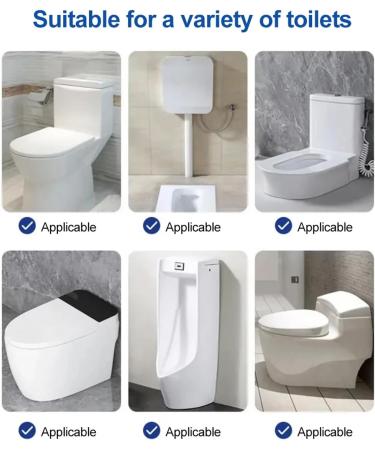 Bowling Blue Bubble Toilet Bowl Cleaner Gel Long-Lasting & Recyclable Toilet Cleaner Gel in Bottle Sustained-Release Automatic Toilet Bowl bathroom Cleaners Bottle 11.3oz/320g (1pc) - Buy Online on GoSupps.com