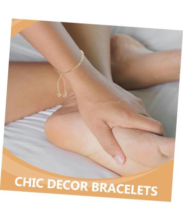 HAPINARY 10pcs Adjustable Bracelets Adjustable Cuff Bracelet Bracelets Aesthetic Bracelets for Girls Adjustable Decors Chic Wrist Jewelry Open Bracelets Beads Copper Preserve Color Golden 23X0.3cm - Buy Online on GoSupps.com