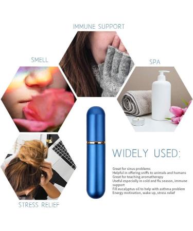 Imirootree 8 PCS Aluminum Essential Oil Nasal Inhaler Tubes with Cotton Wicks - Buy Online on GoSupps.com