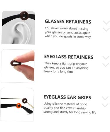 Osaladi 15 Pairs Anti-Slip Ear Clips for Glasses - Silicone Nose Pads Secure Frames Comfort Fit - Buy Online on GoSupps.com