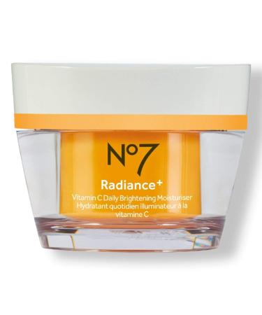 No7 Radiance + Vitamin C Daily Brightening Moisturiser Face Cream Day & Night 50ml