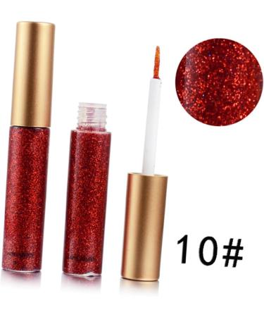 PLAFOPE 10pcs Glitter Eyeshadow Liquid Eyeliner Shimmery Eyeliner Glitter Eyeliner Liquid Eyeshadow - Buy Online on GoSupps.com