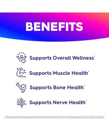 WholeMag Magnesium Supplement Complex | 60 Vegetarian Capsules | Supports Muscle Bone & Nerve Health* | 10 in 1 Formula for Overall Wellness* | Laboratory Tested Non-GMO Gluten Free - Buy Online on GoSupps.com