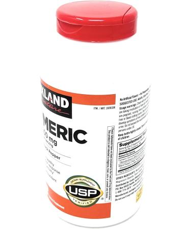 KIRKLAND Signature Turmeric with Black Pepper 1000mg (320 Count) - Buy Online on GoSupps.com