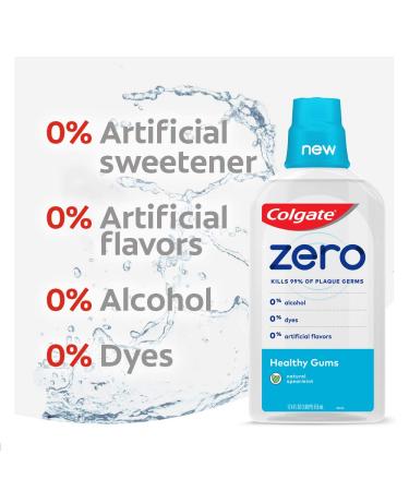 Colgate Zero Alcohol-Free Mouthwash with CPC - Natural Spearmint - 515mL - Buy Online on GoSupps.com