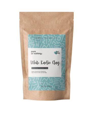 Pure or Nothing Kaolin White Clay 2 lb | 100% Natural Cosmetic Grade Powder | Great for Face Mask  Facial  Soap Making  Bath Bomb  Deodorant and Makeup | Product of USA