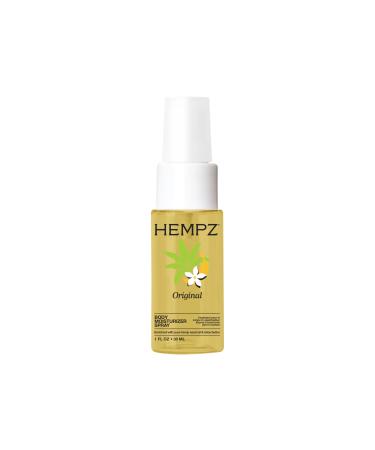 Hempz Original Body Moisturizer Spray Hydrating Mist Floral Banana Scent Travel Size 1 fl.oz.
