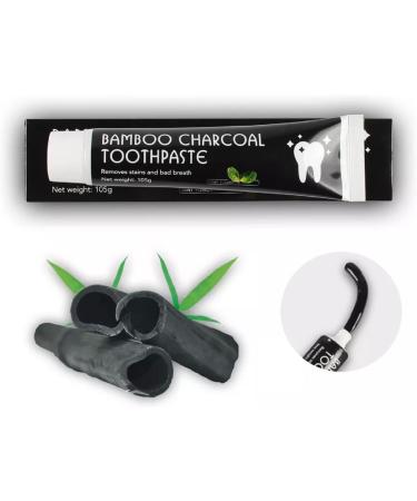 Bamboo Charcoal Teeth Whitening Toothpaste - 3 Tubes (3.5 Oz Each) | Activated Charcoal for Fresh Breath Healthy Gums & Fluoride-Free Whitening - Buy Online on GoSupps.com