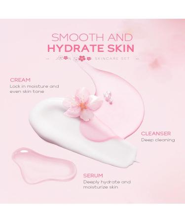Skin Care Gift Sets for Women Facial Care Set Cherry Blossom Skin Care Sets Moisturizing Facial Skin Care Kit - Buy Online on GoSupps.com
