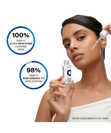 N.ovology Moisture Barrier Booster Serum with Hyaluronic Acid Pro-Vitamin B5 & Pentavitin for 48 hours of Hydration | For Dry skin Sensitive Skin | Non-Sticky | 28ml - Buy Online on GoSupps.com