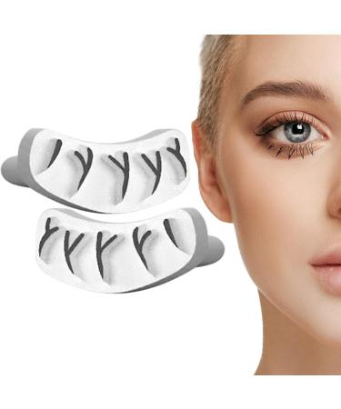 Eyelash Stamps Tool Bottom Lash Extension Bottom Lashes Manhua Lashes Eyelash Stamp For Beginner 1 Pair Diy Natural Long Lasting Lower Lash Stamp For Makeup Eyelash Stamps Tool For Woman Girls White Style 1 - Buy Online on GoSupps.com