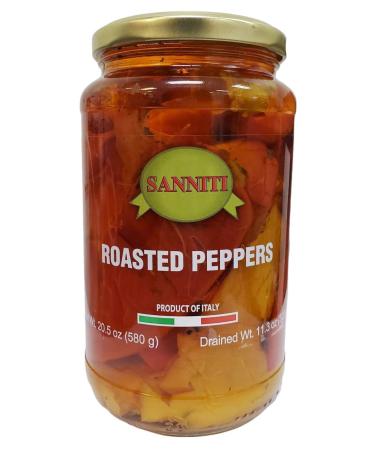Sanniti Roasted Peppers, 20.5 Ounce Jar - Buy Online on GoSupps.com