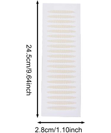 Double Eyelid Tape | Natural Lace Slim Double Eye Lift Tape Bands - Invisible Eyelid Lifter Tape Natural Slim Double Eyelid Tapes For Saggy Hooded Droopy Uneven Mono-eyelids Artificial Lace Double Eyelid Sticker (Olive Type) - Buy Online on GoSupps.com