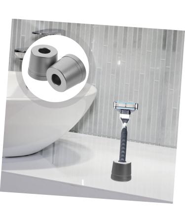 Buy CIMAXIC 2st Manual Razor Base Holder - Universal Shaving Stand for Men | Aluminum Bathroom Razor Stand - Buy Online on GoSupps.com