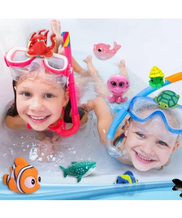 Marine Animals Bath Bomb Gift Set - 12 Pack Organic Fizzy Balls for Kids | Handmade & Safe | Ideal Birthday Gift for Boys & Girls - Buy Online on GoSupps.com