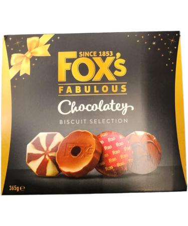  DIVAS SPIRITUAL Fox's Fabulous Chocolate Biscuit Selection 365g Assortment of chocolate-coated biscuits Sweet treats for the holidays ideal gift for chocolate lovers - Buy Online on GoSupps.com