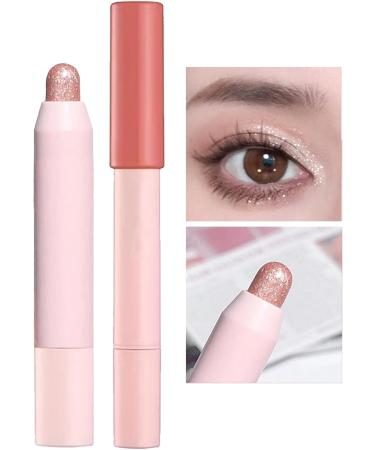  Ziennhu Green Glitter Eyeshadow Waterproof And Long Lasting Green Eyeshadow Stick Nazcr Cream Pencil Eyeliner Metallic Glitter Eye Makeup Pen - Buy Online on GoSupps.com