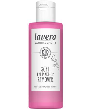 Lavera Soft Eye Make -up Remover - Make -up remover - gluten -free - for the sensitive eye area vegan - without silicones - without mineral oil - gluten -free - organic aloe vera - organic -sanddorn - 100ml - Buy Online on GoSupps.com