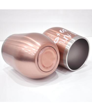 Bokalaka 40th Birthday Gift for Women - Stainless Steel Wine Tumbler (12oz 350ml) Rose Gold - Perfect 39+1 Celebration Present - Buy Online on GoSupps.com
