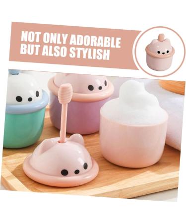 Healeved Facial Cleanser Foamer Face Cleanser Bubble Foamer Rich Foam Maker Small Foams Maker Cup for Washing Face Foam Pump Bottle Cups Face Foamer Cup Bear Product Pink The Face Abs 6.80X6.50X6.50CM Pink - Buy Online on GoSupps.com