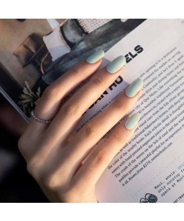 Danni & Toni 28pc Gel Nail Polish Strips, Solid Bluish White Color - Salon Quality Manicure Stickers - Buy Online on GoSupps.com