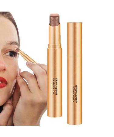 Generisch Cream eyeshadow stick - Shimmer - 3 colors - Gradient - Waterproof - Shine - For home and business use