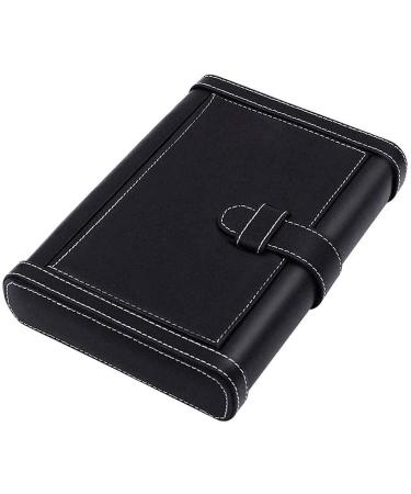 Smoking Set/Cigar Accessories Leather Cigar Box Portable and Leather Cigar Storage Box Seal Design with Good Sealing Decorative Box Black
