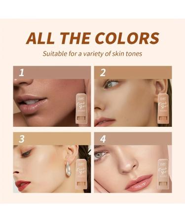 Concealer Stick 2 Pack Concealer Conceal And Contour Face Makeup For All Skin Types Longwear Cream Concealer Stick Highlights Moisturizes Natural Full Coverage (01 * 2) 01*2 - Buy Online on GoSupps.com