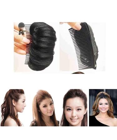 Ericotry Women's Invisible Hair Bun Clip | Dark Brown Fluffy Princess Styling Insert Tool - Buy Online on GoSupps.com