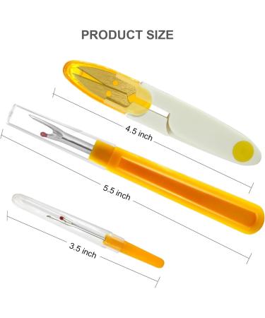 2-Piece Seam Ripper and Thread Remover Kit for Sewing - Sharp Stitch Unpicker with Ergonomic Handles - Buy Online on GoSupps.com