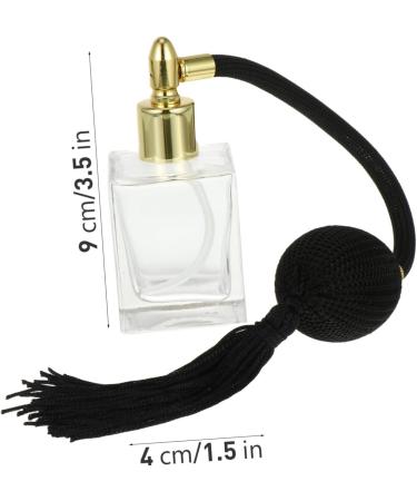 Ipetboom 1pc Perfume Bottle Glass Light Bulb Fine Travel 9X4X3.5cm Black - Buy Online on GoSupps.com