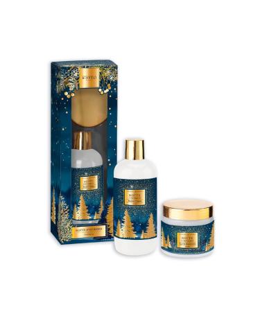 Ang lique Emanuela Biffoli Notte d'inverno Gold Edition Bath Cream 300 ml + Moisturizing Lotion 200 ml