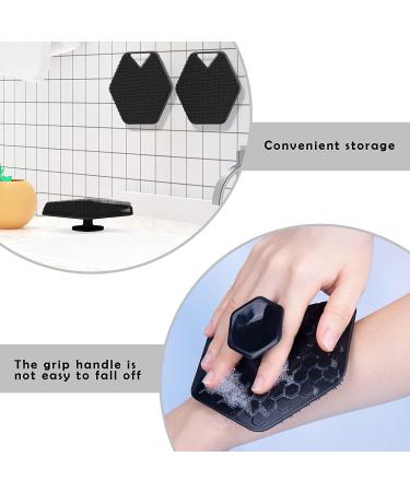 Soothing Silicone Body Scrubber Set for Gentle Exfoliation - Ideal for Oily, Sensitive, and Dry Skin - Reusable and Easy to Clean - 2pcs Pack - Buy Online on GoSupps.com