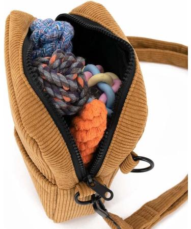 COOWONE Dogelackerli Bag - Premium Dog Walk Pocket for Treats & Training | Soft Cord with Feces Bag Dispenser for Ultimate Convenience - Buy Online on GoSupps.com