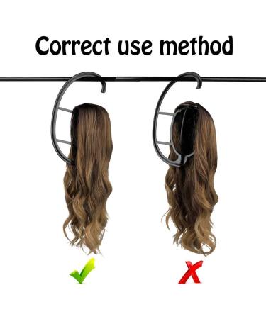 Portable Folding Plastic Wig Stand Holder - 2pcs Movable Wig Dryer for Travel | Shop Internationally - Buy Online on GoSupps.com