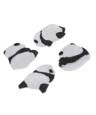 Lurrose 16 Pcs Panda Hook and Loop Fasteners Patch Bags Child As Shownx4pcs 4.8X4.8CMx4pcs