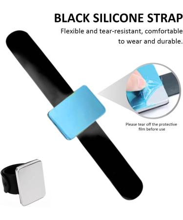 Buy Magnetic Silicone Bracelet - Portable Square Magnetic Hand Loop for Tinkering Sewing & Hairdressing - Black - Buy Online on GoSupps.com