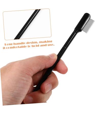 minkissy 4 sets Travel Comb Long Lash Metal Grooming Shaping Women Makeup Portable Steel False Shaper Men Eyebrow Bag Tool Teeth Handle Eyelash Storage Girl with Professional for Cosmetics - Buy Online on GoSupps.com