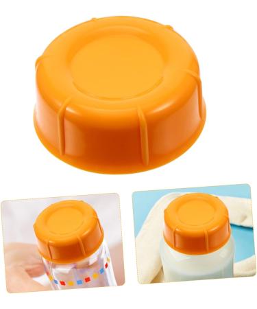 BESTonZON 20 Pcs Baby Bottle Seal Cap Baby Bottle Caps Organiser Baby Feeding for Babies Tool Breastfeeding Bottles Flow Kit Travel Food Grade Pp Small Caliber Infant Products Orangex2pcs 4.3x4.3x1.5cmx2pcs - Buy Online on GoSupps.com