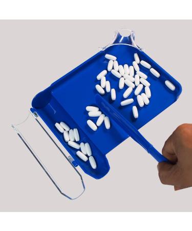 Buy Upgraded Pill Counter Tray with Spatula - Larger Size Guide Cap No Spill | Efficient Pill Counting Solution - Buy Online on GoSupps.com