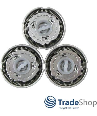 Trade-Shop 3x Replacement Scherkopfklingen for Philips HS255A HS308 HS346 HS260B HS350a HS355A HS536 HS355B HS540 HS555 HS155 | Premium SCHUCK Rasier Blades - Buy Online on GoSupps.com