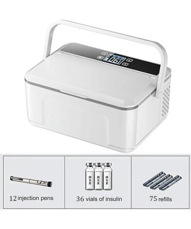 Portable Mini Rechargeable Auto Medical Insulin Refrigerator For Storing Diabetes Drugs 3 Sets 4batteries - Buy Online on GoSupps.com