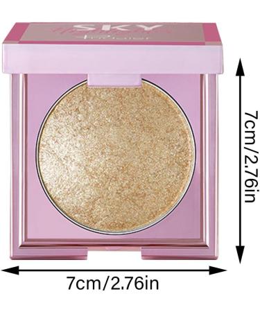 Face Highlighter | 8g Water Resistant Eyelids Highlighting Powder | Long Wear Cosmetics for Collarbone Body Arms Legs Brightening Highlighter for Easter Tmay #03 - Buy Online on GoSupps.com
