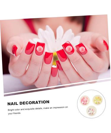 Healeved 3 Boxes Nail Art Accessories Diy Accessories for Nail Bridal Nail Art Nail Accessories Nail Studs Nail Art Gems Nail Art Beads Nails Decoration Gems for Nails Plastic Manicure - Buy Online on GoSupps.com