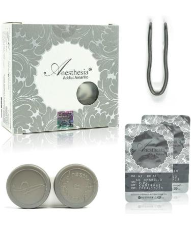 Anesthesia Addict Blue Colored Contact Lenses - Monthly Prescription - Natural Look for Dark Eyes - 6-Month Wear - Buy Online on GoSupps.com