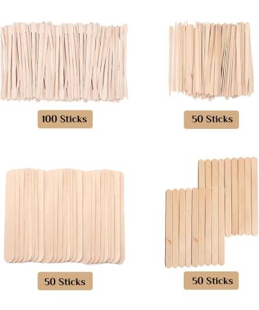  Mibly Wooden Wax Sticks - Eyebrow, Lip, Nose Small Waxing  Applicator Sticks for Hair Removal and Smooth Skin - Spa and Home Usage  (Pack of 500) : Beauty & Personal Care